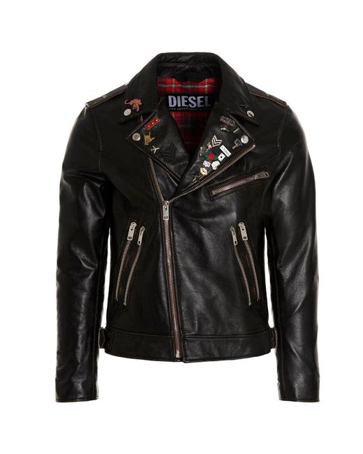 DIESEL Black L Garrett-new Jacket for men