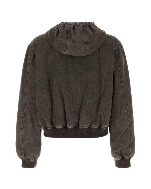 Our Legacy Black Bank Hooded Jacket for men