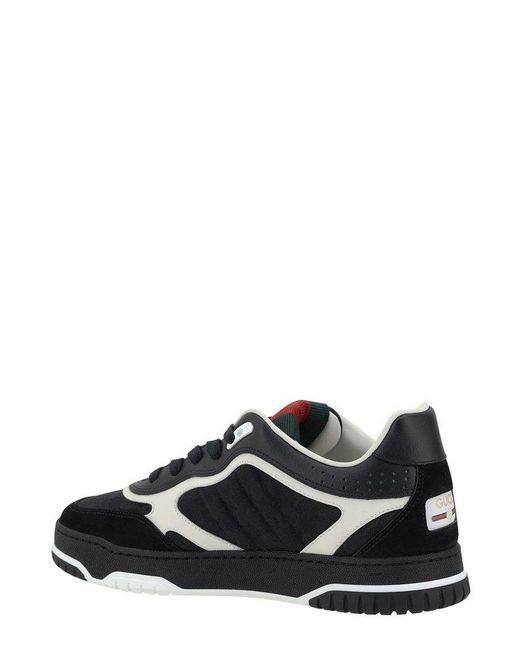 Gucci Black Gg Re-Web Sneakers for men