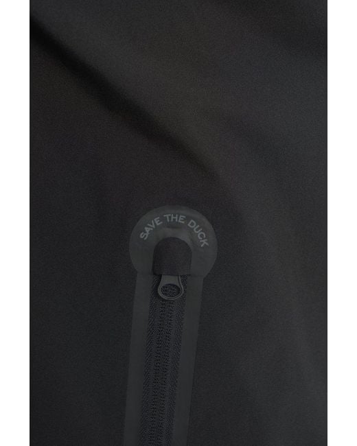 Save The Duck Gray Hydro Hooded Coat for men