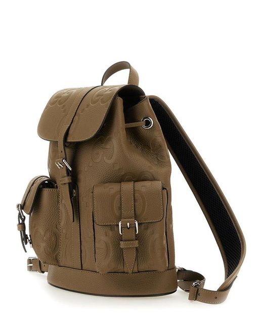 Gucci Natural Jumbo GG Small Backpack for men
