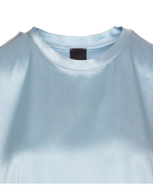 Pinko Blue Farida Crewneck T-Shirt