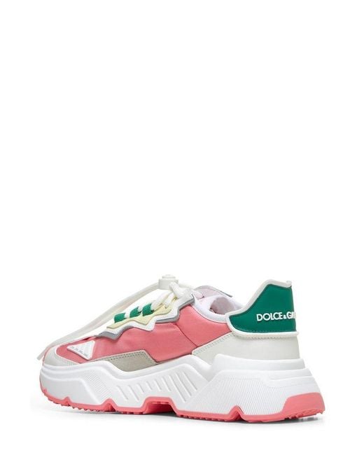 Dolce & Gabbana White Daymaster Low-Top Sneakers