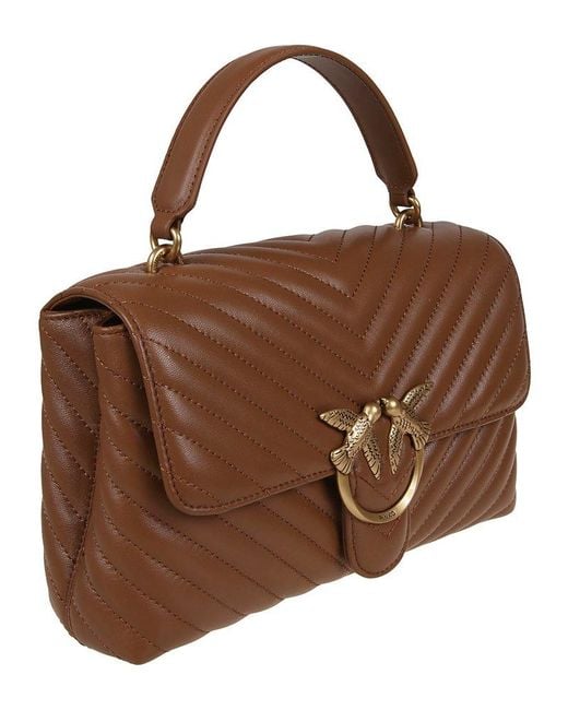Pinko Brown Love Lady Puff Classic Cl Shee