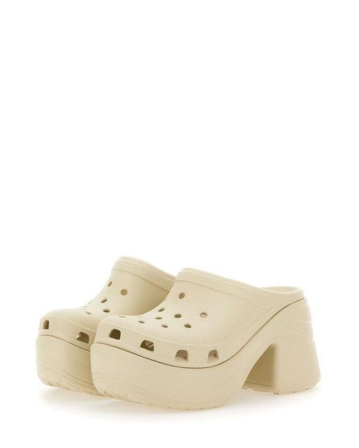 CROCSTM Natural Siren High-Heeled Clogs