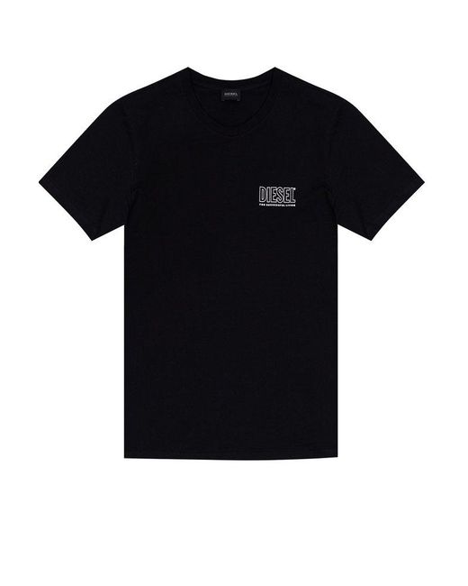DIESEL Black 'umlt-jake' T-shirt for men
