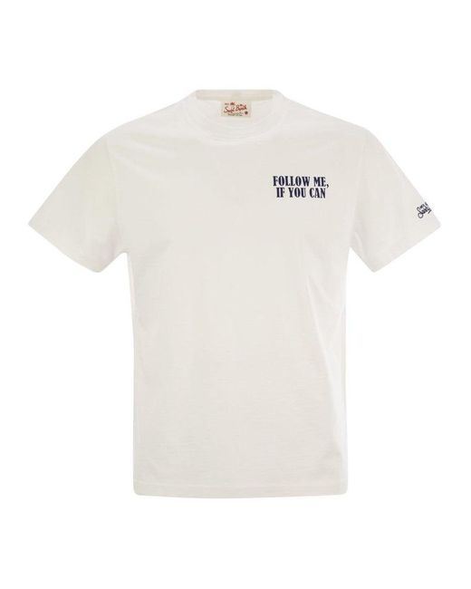 Tシャツ・カットソー MC2 SAINT BARTH Men T Shirts TSHM00102498H01N White White t-shirt MC2 SAINT BARTH - Rione Fontana