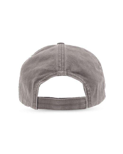 Ganni Baseball Cap, in Gray Lyst