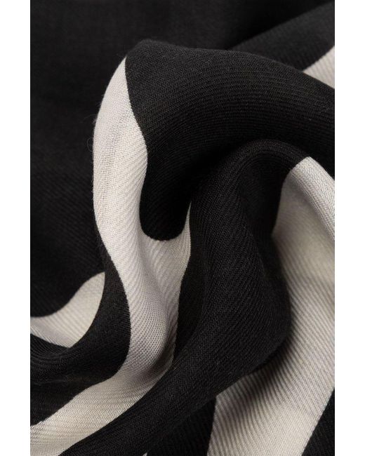 Givenchy Black Scarf With Monogram, for men
