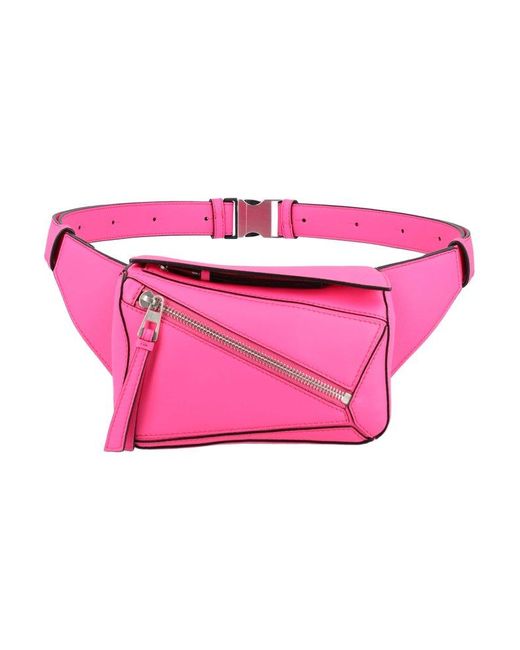Loewe Pink Puzzle Mini Belt Bag for men