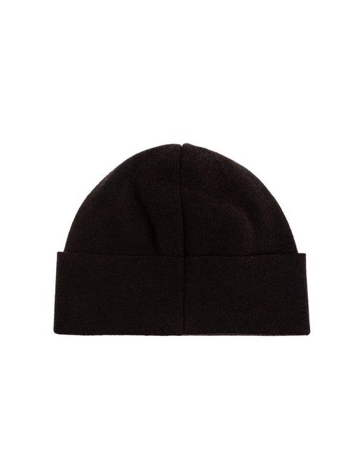 Dolce & Gabbana Black Cashmere Knitted Women Winter Beanie Hat
