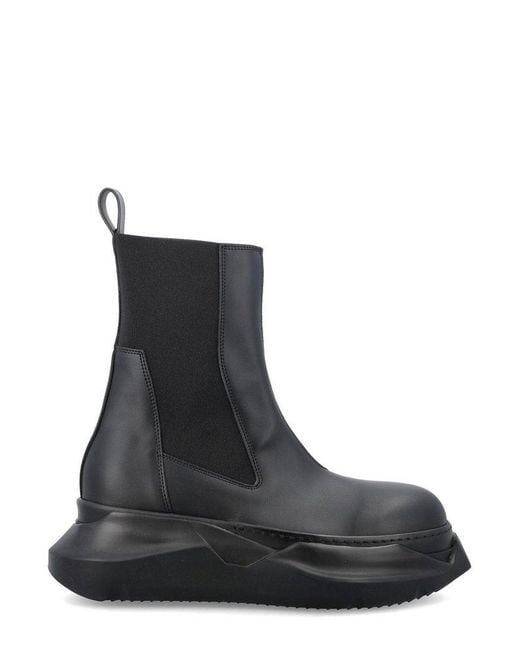 Rick Owens DRKSHDW Beatle Abstract Boots in Black for Men | Lyst