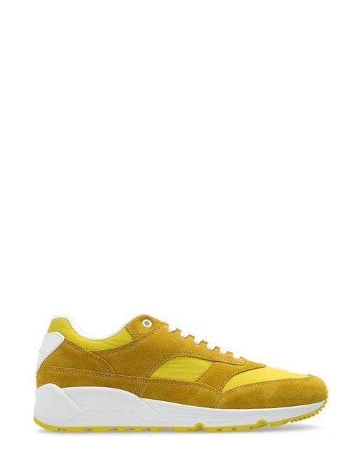 Saint Laurent Yellow Sneakers With Logo for men