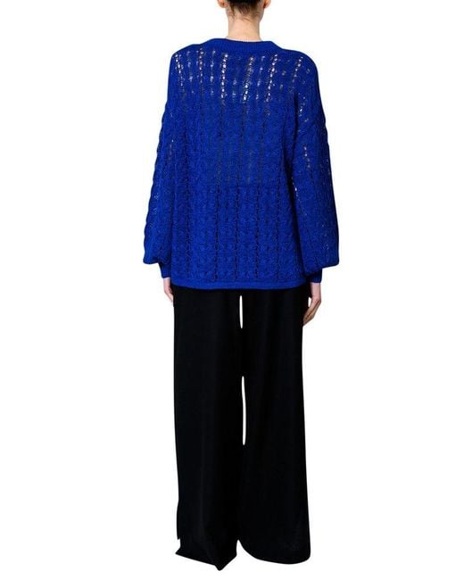 THE GARMENT Blue Donna Drop Shoulder Jumper