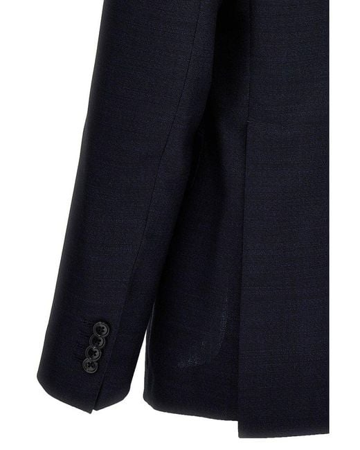 Tagliatore Blue Single-breasted Two-piece Suit Set for men