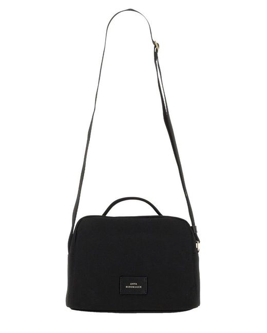 Anya Hindmarch Black Eyes Shoulder Bag