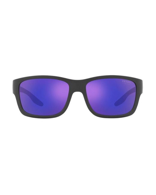 Prada Purple Ps01Ws Polarizzato Sunglasses for men