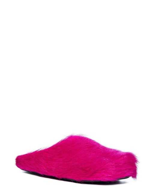 Marni Pink Fussbett Slip-On Flat Mules for men