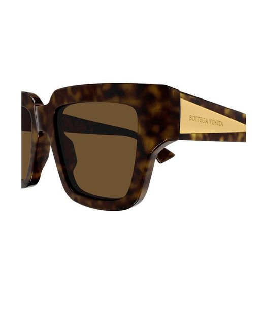 Bottega Veneta Brown Bv1276S Tri-Fold-Line New Classic 002 Sunglasses