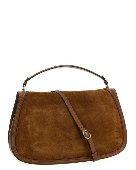 Gucci Brown Blondie Maxi Top Handle Bag