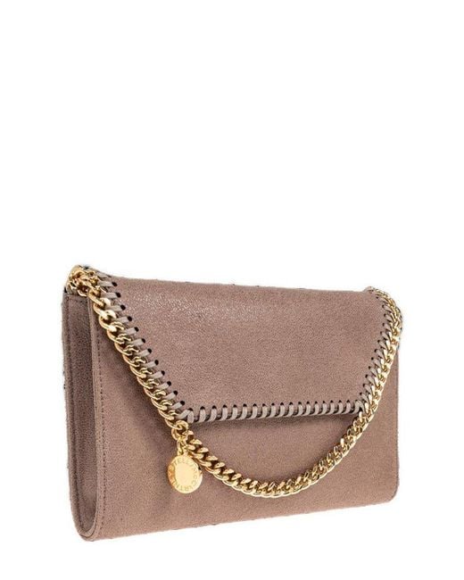 Stella McCartney Brown Falabella Mini Shoulder Bag