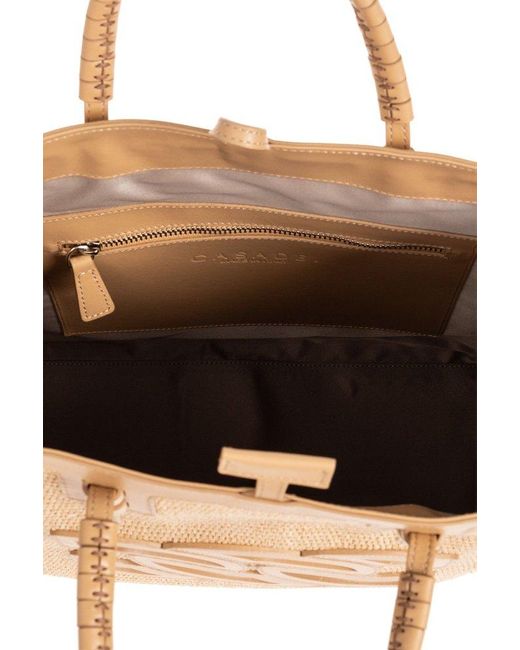 Casadei Natural 'beaurivage' Shopper Bag,
