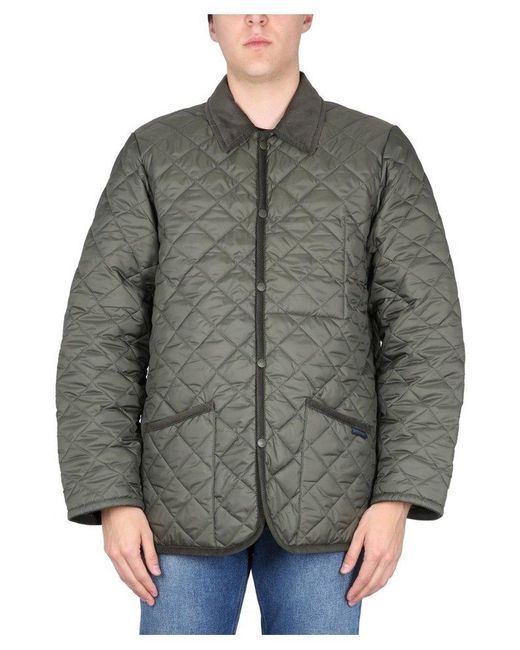 Lavenham Black Raydon Quilted Jacket for men