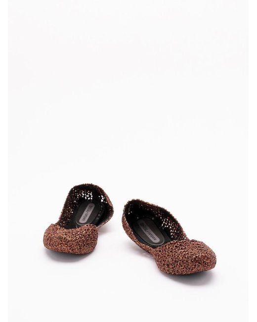 Melissa Brown Glitter Ballet Flats