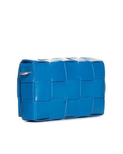 Bottega Veneta Blue Cassette Messenger Bag for men