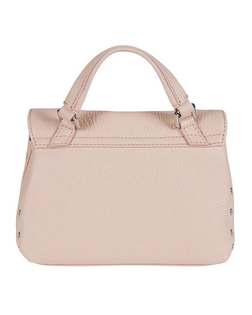 Zanellato Pink Postina Daily Baby Foldover Top Handbag