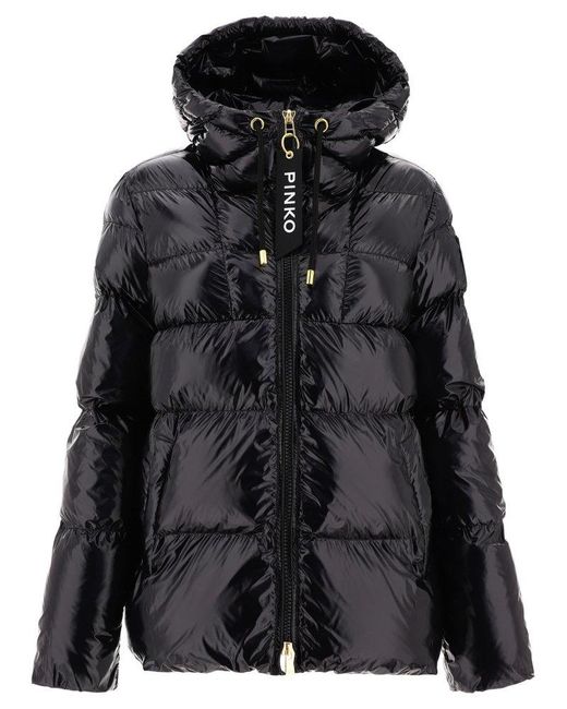 Pinko Eleodoro Puffer Jacket in Black Lyst Canada