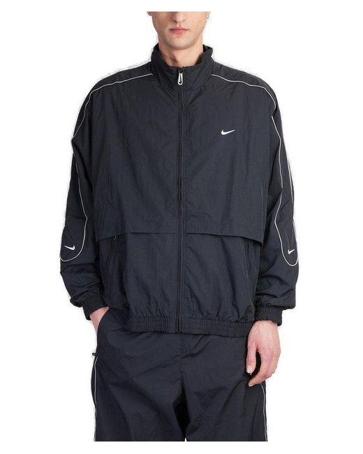 Nike Blue Solo Swoosh Track Jacket for men
