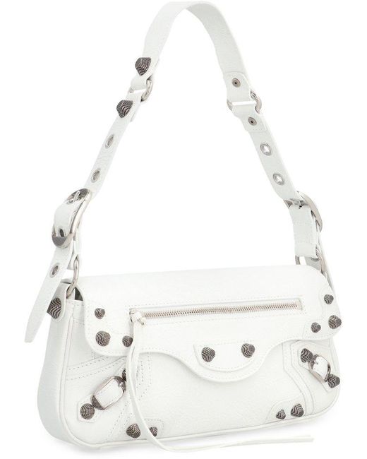 Balenciaga White Le Cagole Shoulder Bag