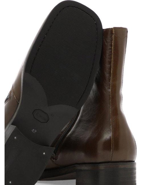 Our Legacy Brown Camion Ankle Boots for men