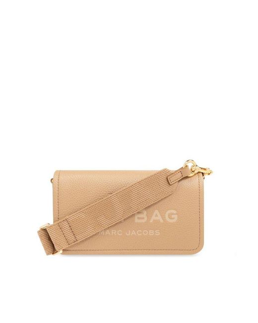Marc Jacobs Natural 'the Mini Bag' Leather Shoulder Bag,