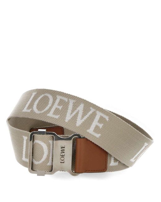 Loewe Brown Slider Buckle Belt for men