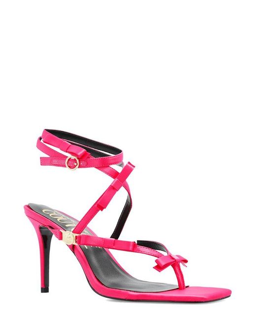Versace Pink Heeled Sandals,