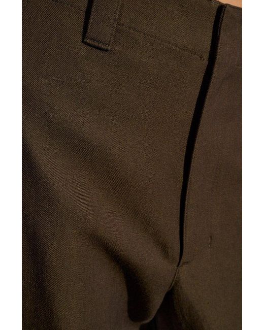 Lemaire Brown High-rise Trousers,