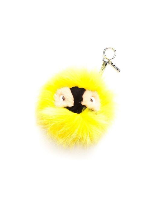 Fendi Yellow Bag Bugs Charm