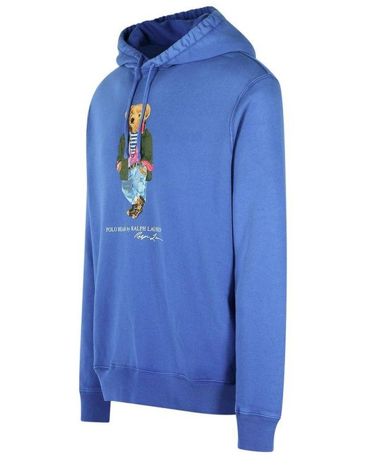 Polo Ralph Lauren Blue Cotton Sweatshirt for men