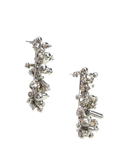 【関税&送料込】Dries Van Noten Embroidered Earrings Embroidered earrings - Spring-Summer Women | Dries Van Noten
