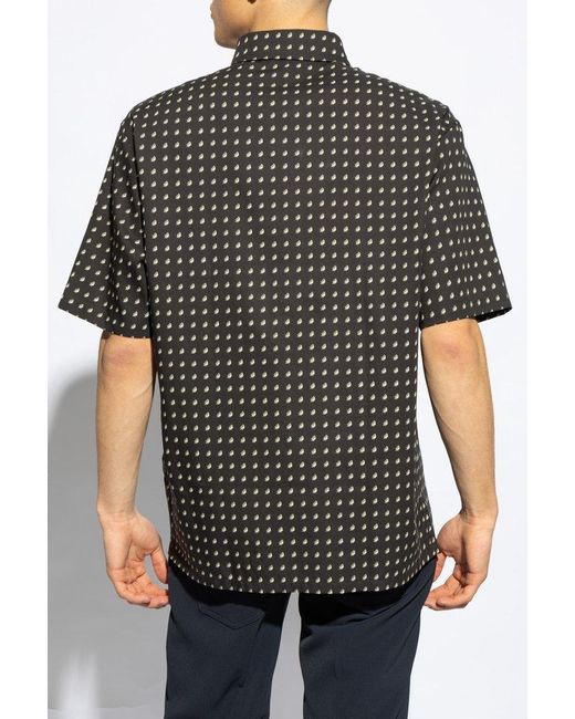 Emporio Armani Gray Short-sleeved Shirt, for men