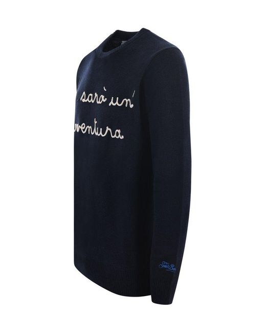Mc2 Saint Barth Blue Sweater for men