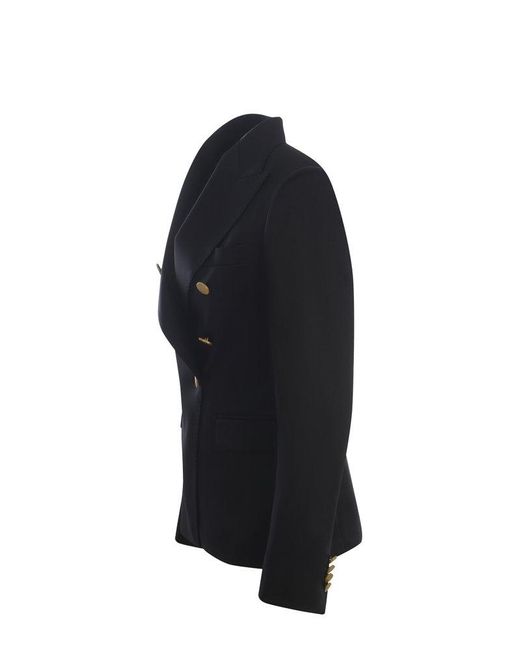 Tagliatore Black Two-Piece Tailored Suit