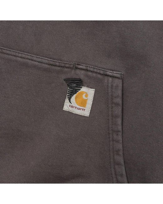 Carhartt Gray X Invincible Pigment Drawstring Hoodie for men