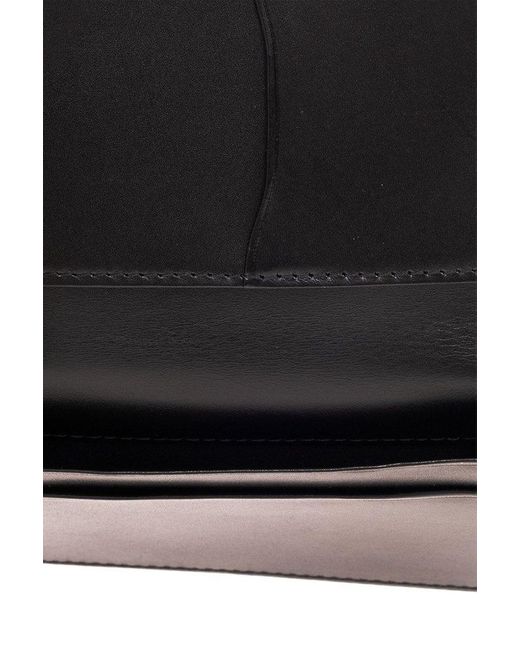 Discord Yohji Yamamoto Black Logo Printed Bi-fold Wallet