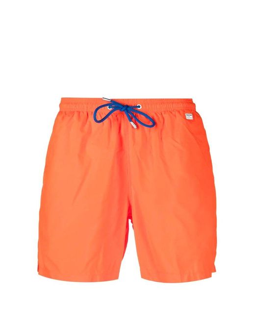 Mc2 Saint Barth Orange Ultralight Swim Shorts Pantone Clothing for men