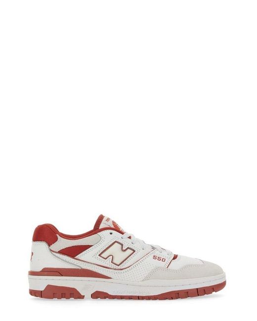New Balance White 550 "Astro Dust" Lace-Up Sneakers for men