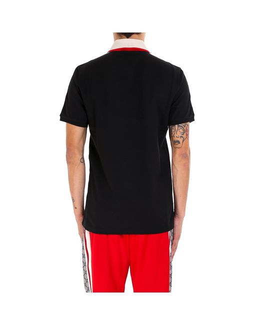 gucci ribbon polo shirt