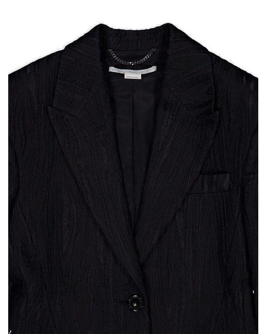 Stella McCartney Black Long Sleeved Single-Breasted Blazer